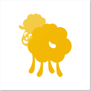 Cute sheep lamb Posters and Art